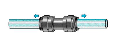 Трубка закреплена