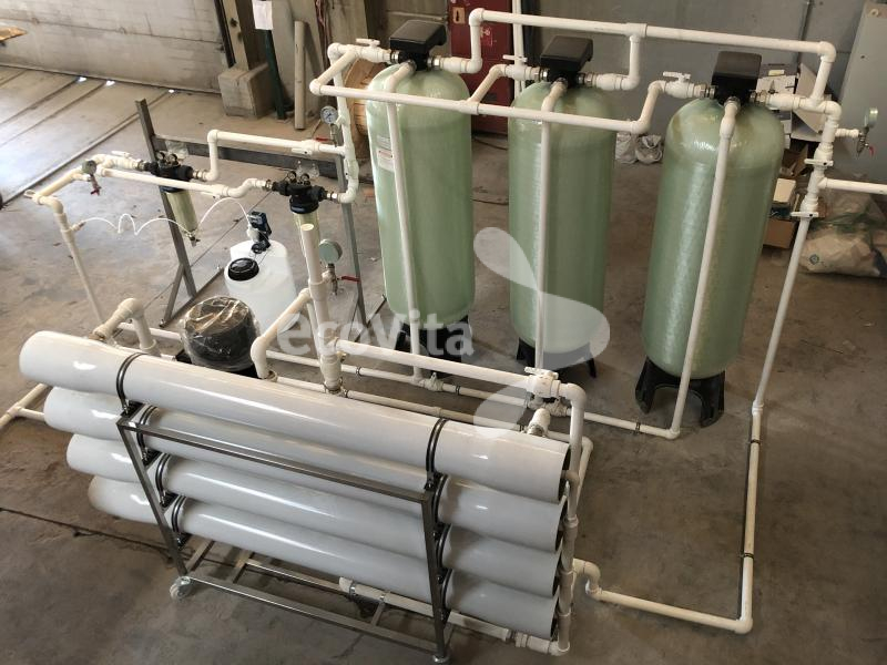 Система очистки воды на производстве стройматериалов