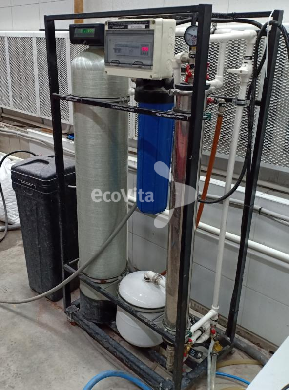 Система доочистки воды для станка гидроабразивной резки