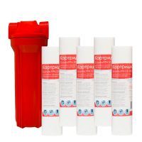 Ecovita 1/2" 10SL для горячей воды с 5 картриджами PPH 10 10SL