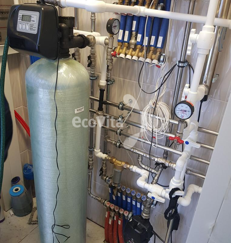 Система обезжелезивания воды для коттеджа д. Вартемяги