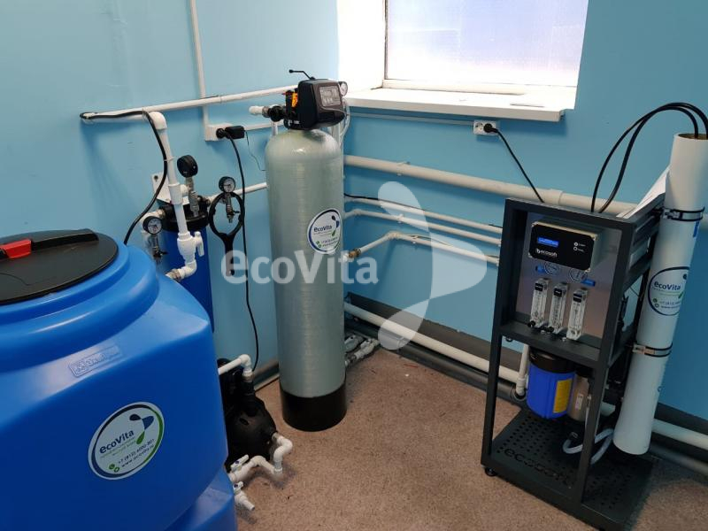 Система обессоливания воды для гальванического производства