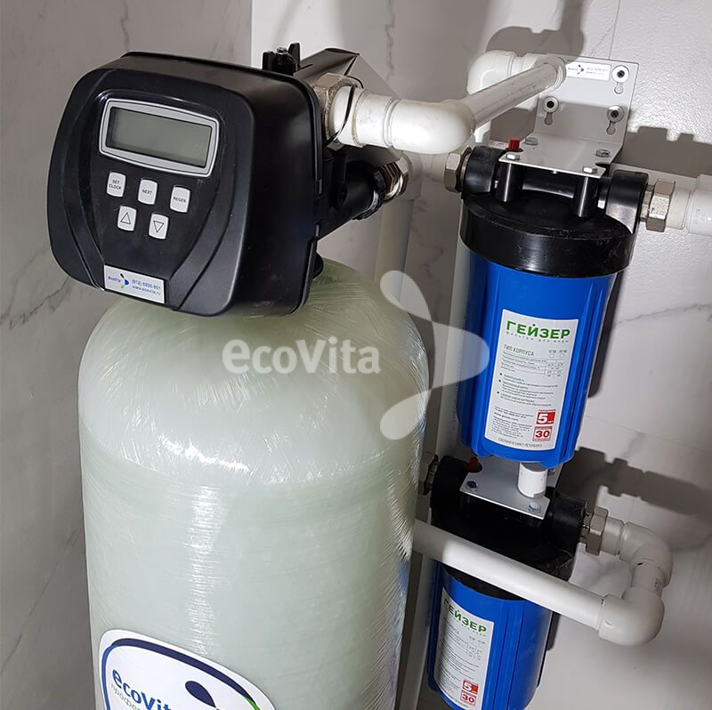 Установка системы очистки воды для коммерческой организации в г. Гатчина