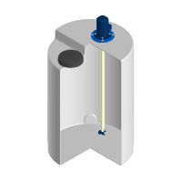 Asterion быстроходный миксер Микс N для емкости 500 л