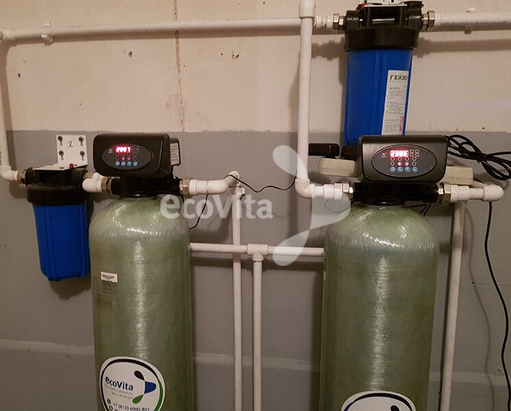 Система очистки воды для загородного дома пос. Бородинское