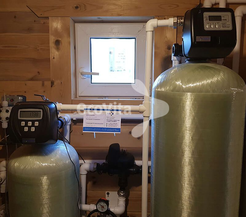 Система умягчения воды для загородного дома п. Осельки