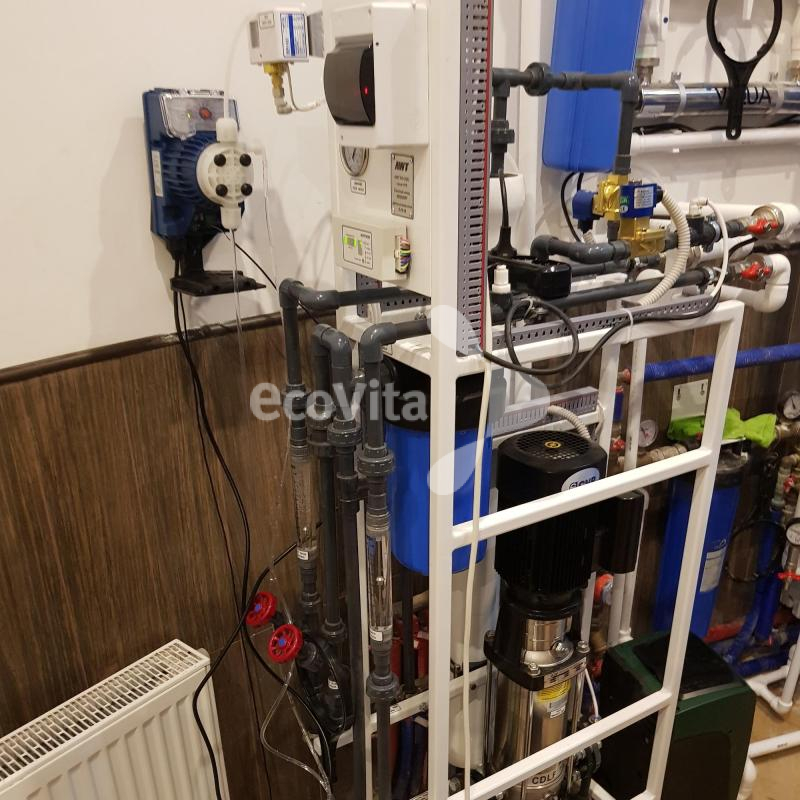 Система обратного осмоса в коттедже п. Ропша