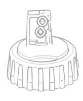 Аквабрит адаптер для установки картриджа на головную часть Brita