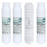 Ecotronic комплект фильтров Easyline 12" с RO мембраной