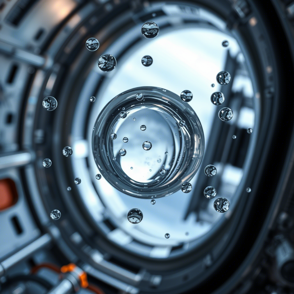 Вода в космосе на орбите