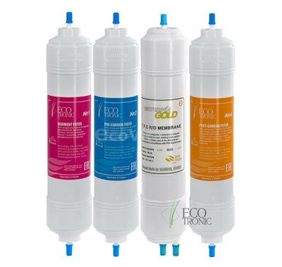 Ecotronic комплект фильтров 14" с RO мембраной