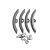 Raifil комплект фиксаторов для FRP 8040 end/side port