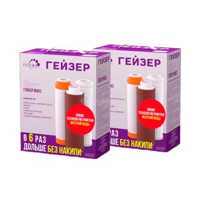 Гейзер комплект на 2 года для Макс