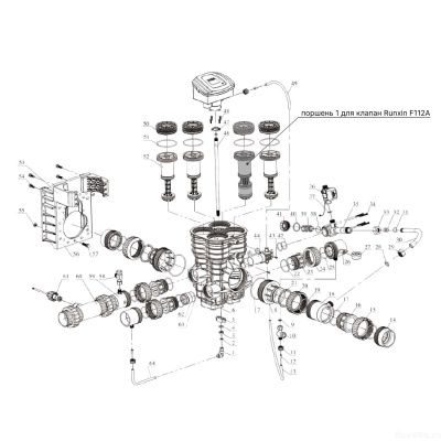 Runxin поршень 1 для клапан F112A