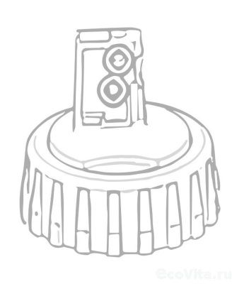 Аквабрит адаптер для установки картриджа на головную часть Brita