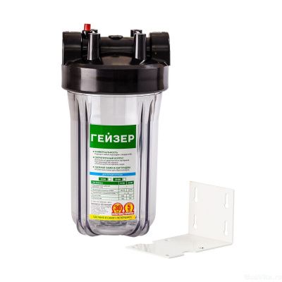 Гейзер 10 BB прозрачный с латунными вставками