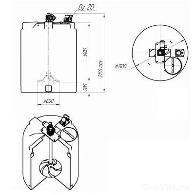 Asterion установка приготовления флокулянта 3000 л