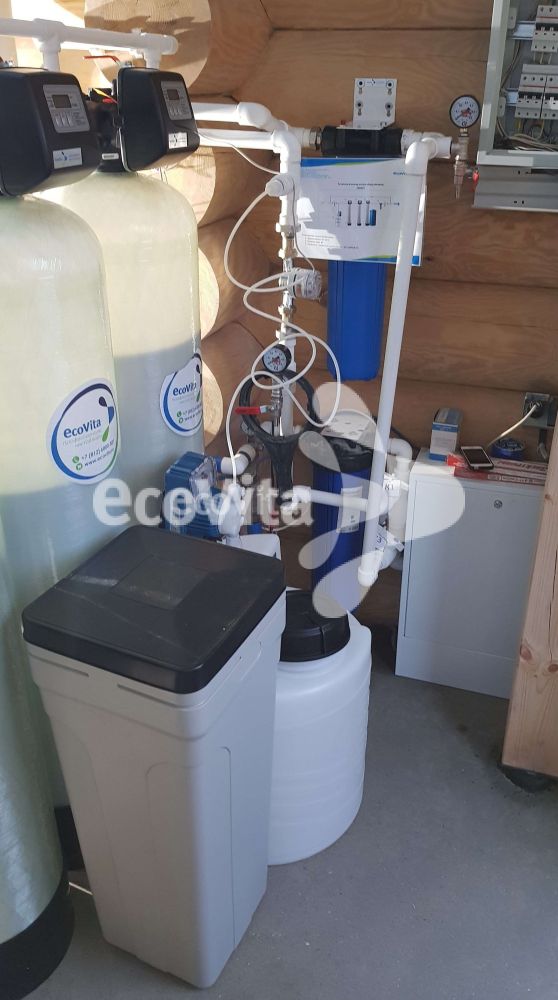 Система умягчения и обезжелезивания для частного дома в г. Красное село