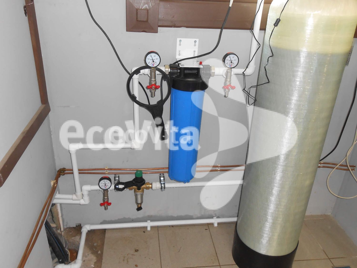 Система очистки воды в 2 домах п. Золотые Пески