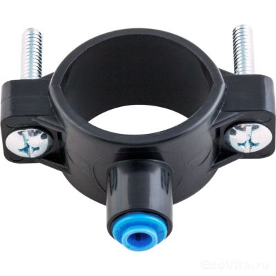 Хомут для врезки дренажа 1/4"