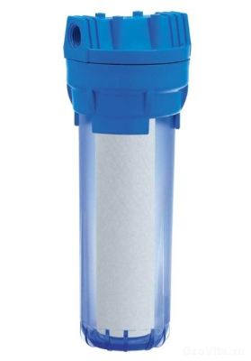 Гейзер 10SL 3/4" прозрачный (металлическая скоба)