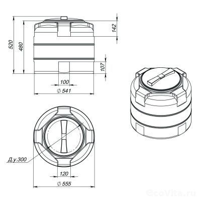 Емкость R T 100 л