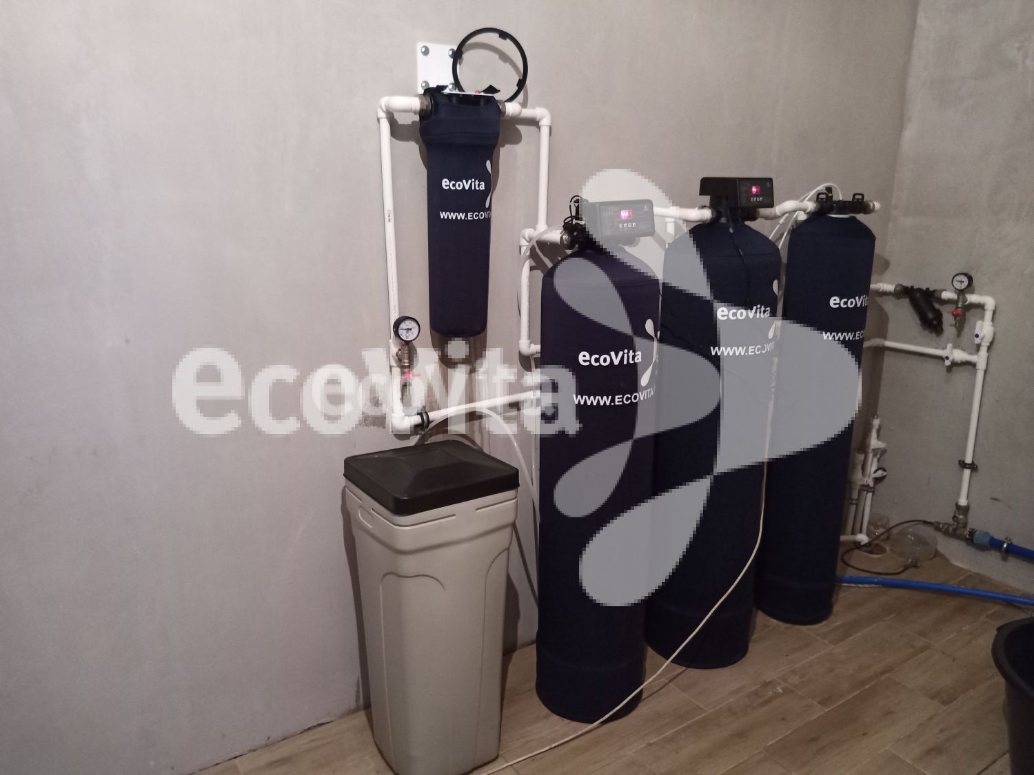 Система очистки воды частного дома в д. Хлюпино