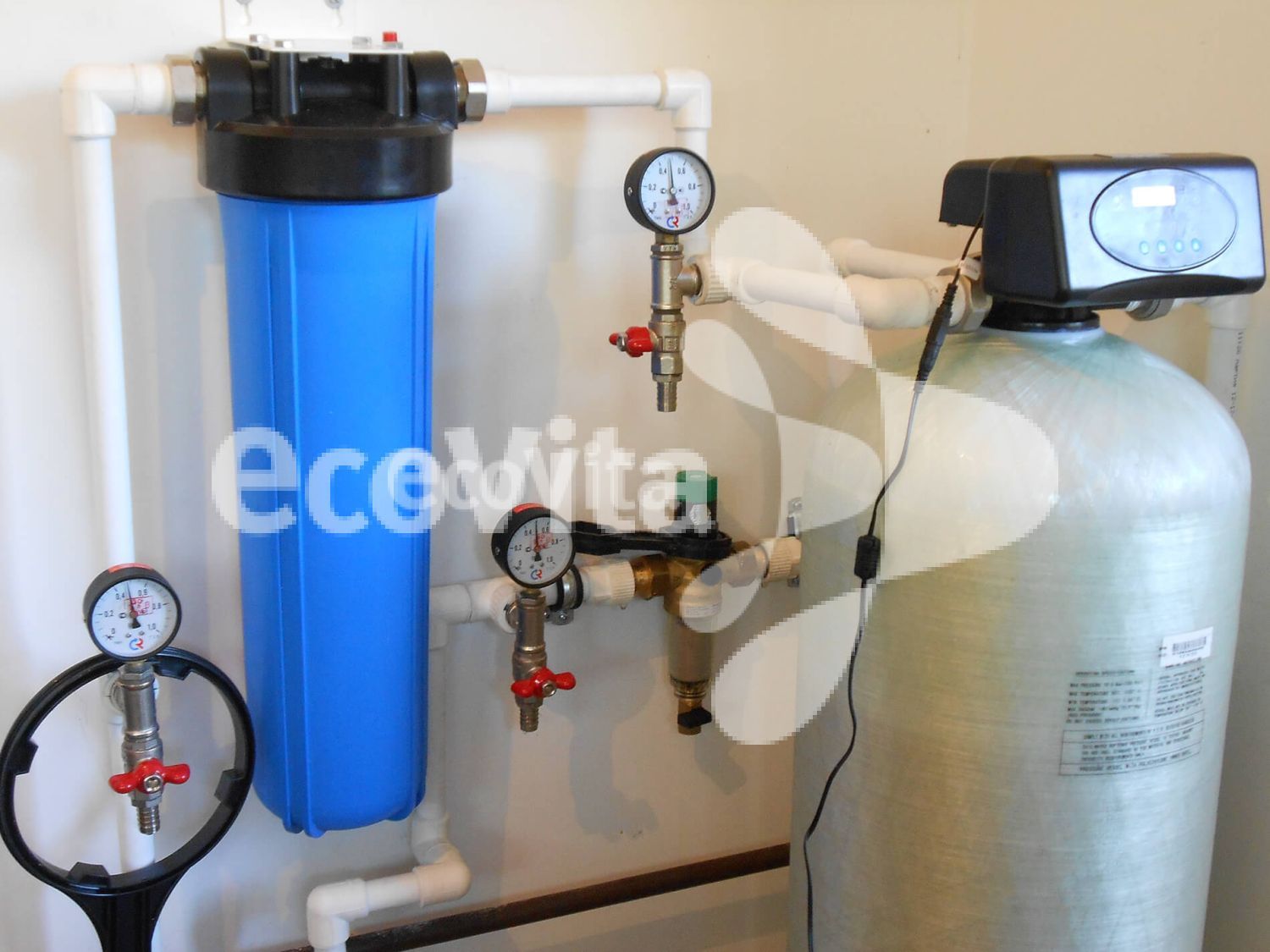 Система очистки воды в 2 домах п. Золотые Пески