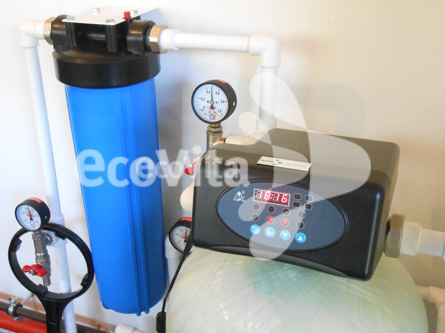 Система очистки воды в 2 домах п. Золотые Пески