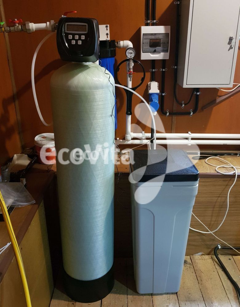 Система умягчения и обезжелезивания для частного дома в СНТ Ручьи