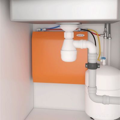 Atoll A-4200 Slim под мойкой