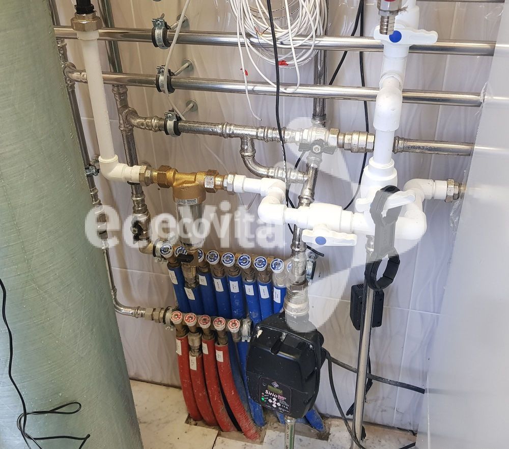 Система обезжелезивания воды для коттеджа д. Вартемяги