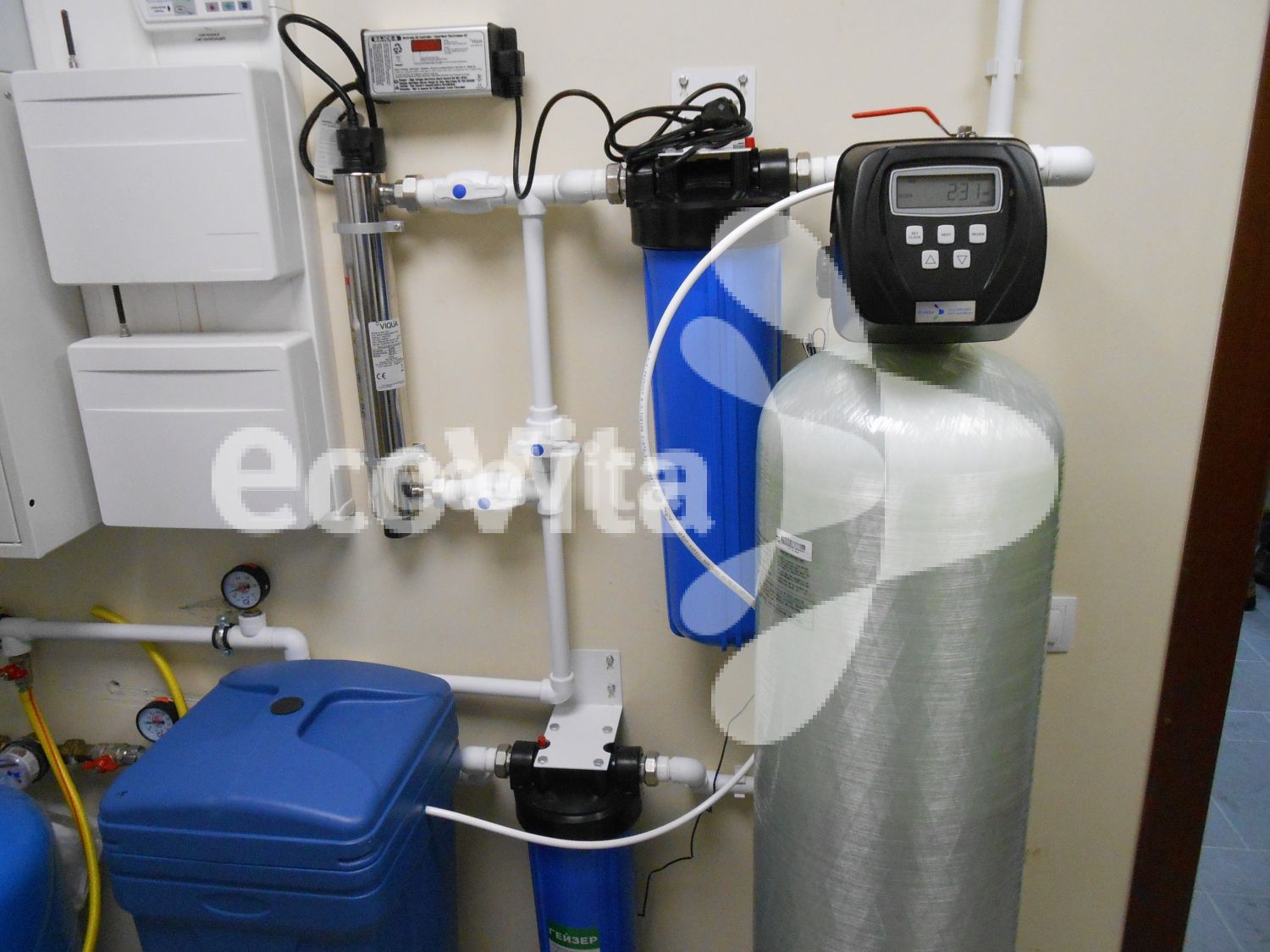  Система умягчения коттеджный поселок Петергоф-Сити