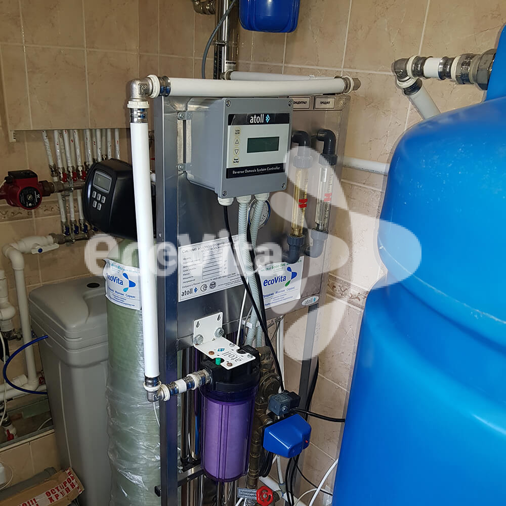 Сервисное обслуживание фильтров в коттедже в КП Лесной парк