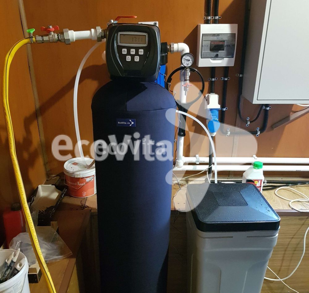 Система умягчения и обезжелезивания для частного дома в СНТ Ручьи