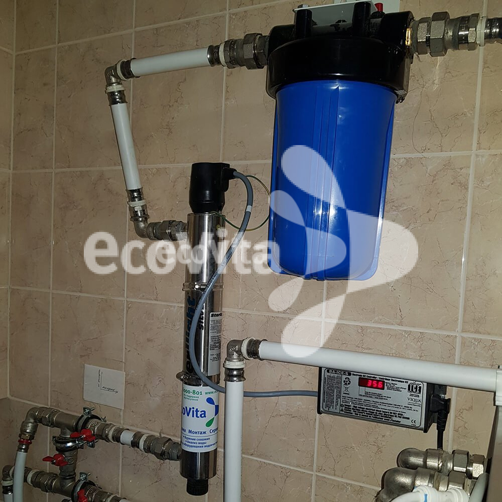 Сервисное обслуживание фильтров в коттедже в КП Лесной парк