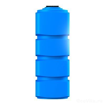 Емкость вертикальная F 1000 л синяя