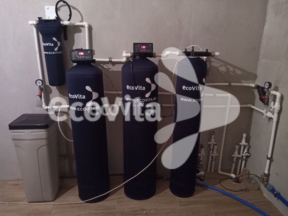 Система очистки воды частного дома в д. Хлюпино