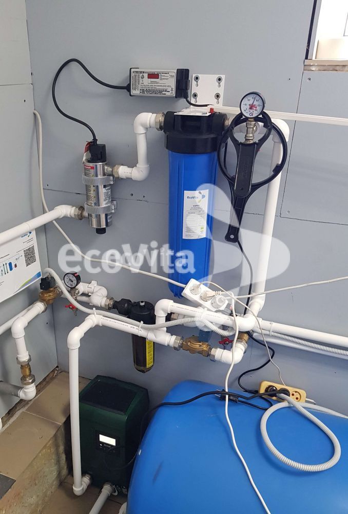 Система очистки воды из поверхностного источника для частного дома в г. Сясьстрой