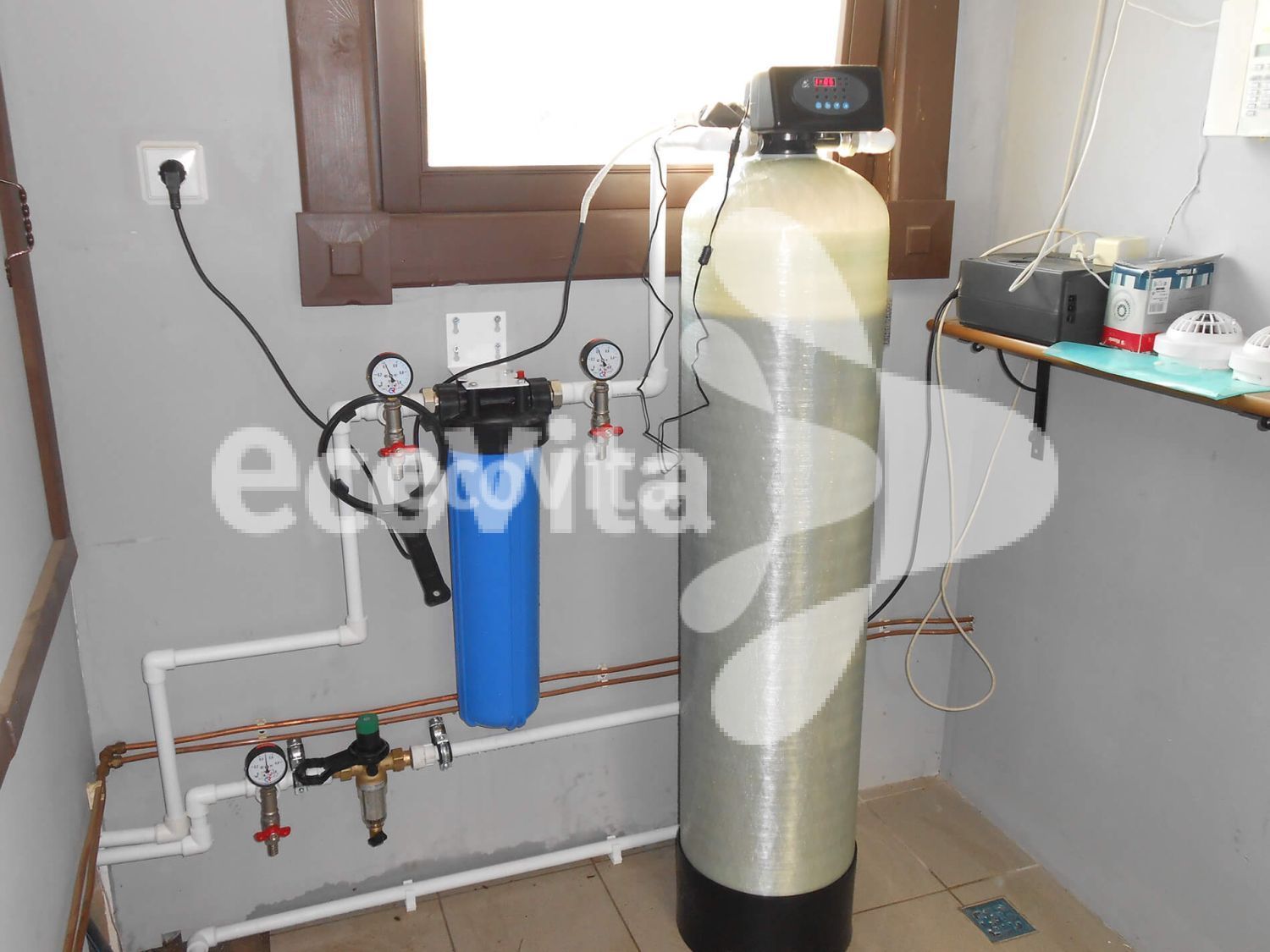 Система очистки воды в 2 домах п. Золотые Пески